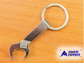 20146 Брелок-открывашка «Разводной ключ», металл, 2,1х5,7 см 20146 Брелок-открывашка «Разводной ключ», металл, 2,1х5,7 см