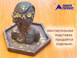 (20127) Настольная скульптура «Муза», окрашенный гипс