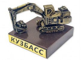 Сувенир «Экскаватор» (средний), 12х12х11 см