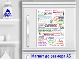 (32125) Магнит виниловый «Это твоя жизнь» А5, А4, А3 (32125) Магнит виниловый «Это твоя жизнь» А5, А4, А3