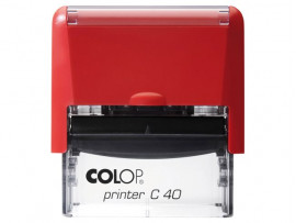Автоматическая оснастка для печати - Colop Printer C 40 (59х23 мм) Красный Автоматическая оснастка для печати - Colop Printer C 40 (59х23 мм) Красный