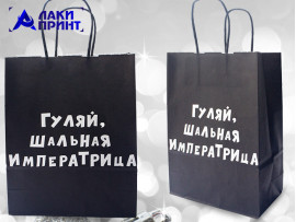 Пакет подарочный «Гуляй, шальная императрица», 18×25×8 см